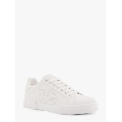 Portofino low-top leather sneakers with lateral monogram