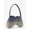 Double d shoulder denim bag