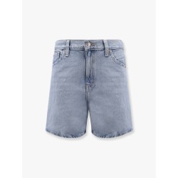 High baggy denim shorts