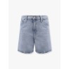 High baggy denim shorts