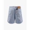 High baggy denim shorts