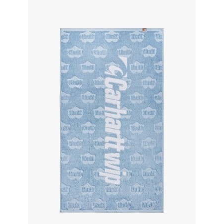 Heart train cotton beach towel with jacquard motif