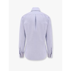 Classic cotton shirt with monili detail