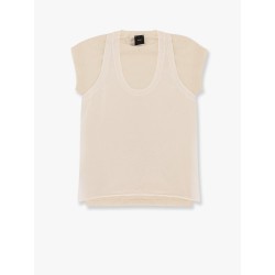 Mark cotton blend t-shirt with combined top