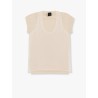Mark cotton blend t-shirt with combined top