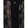 Braided cotton polo shirt
