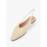 Sofia flat leather slingback