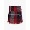Check'n'dior madras mohair and wool kilt
