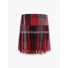 Check'n'dior madras mohair and wool kilt