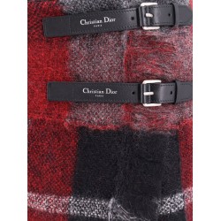 Check'n'dior madras mohair and wool kilt