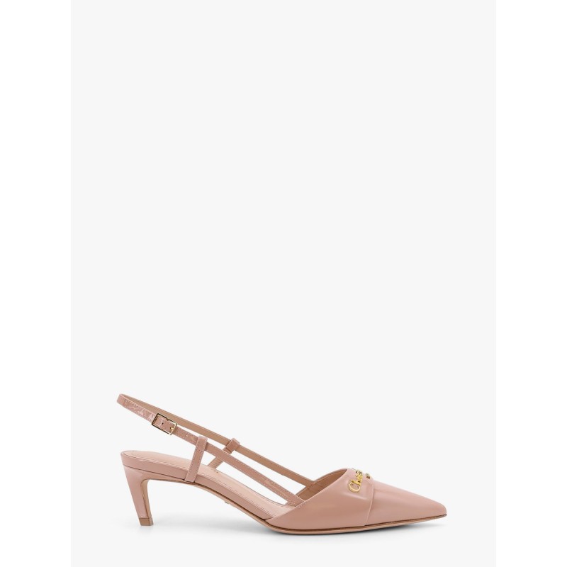 My dior patent leather slingback with christian dior paris signature