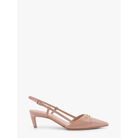 My dior patent leather slingback with christian dior paris signature