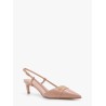 My dior patent leather slingback with christian dior paris signature