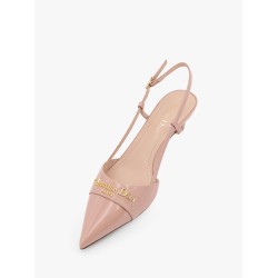 My dior patent leather slingback with christian dior paris signature