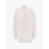 Stand collar organic cotton shirt