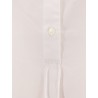 Stand collar organic cotton shirt