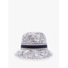 D-bobby toile de jouy scotland bucket hat with narrow brim