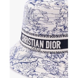 D-bobby toile de jouy scotland bucket hat with narrow brim