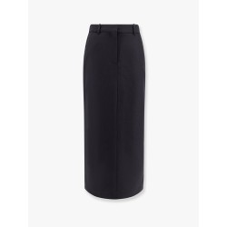 Low waist wool blend skirt