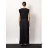 Low waist wool blend skirt