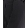 Low waist wool blend skirt