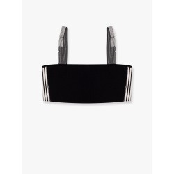 Compact technical knit bralette with dior graphique motif