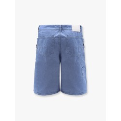 Cotton bermuda shorts with lateral maxi pockets
