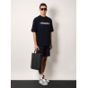 Gg supreme fabric shopping bag with shoulder strap