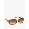 Gucci rosso ancora rounded sunglasses
