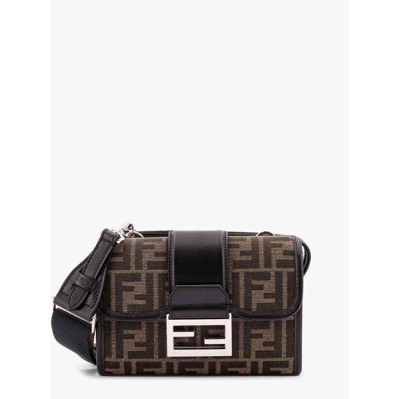 Baguette double jacquard shoulder bag
