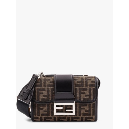 Baguette double jacquard shoulder bag
