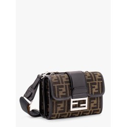 Baguette double jacquard shoulder bag