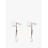 Dior tribales metal earrings