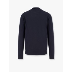 Wool sweater with ff metal logo