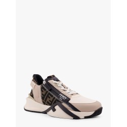 Fendi flow leather sneakers with ff motif