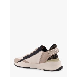 Fendi flow leather sneakers with ff motif