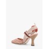Colibrì mesh slingback with FF embroidery