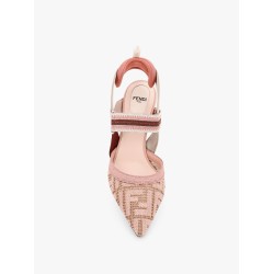 Colibrì mesh slingback with FF embroidery