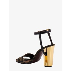 Delfina FF fabric sandals