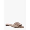 Sunshine denim-effect jacquard slides