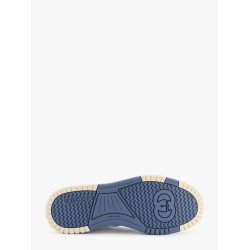 Re-web leather sneakers