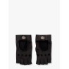 Fingerless leather gloves