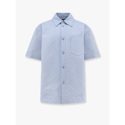 Gg jacquard oversize cotton shirt