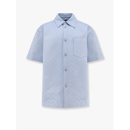 Gg jacquard oversize cotton shirt