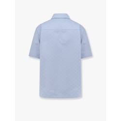 Gg jacquard oversize cotton shirt