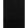 Knitted polo shirt with ribbed profiles