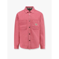 Denim jacket with logo