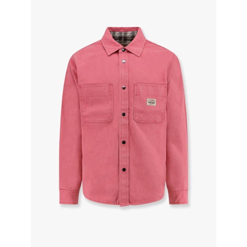 Denim jacket with logo