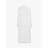 Technical organza trench coat with georgette trims
