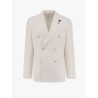 Roma double-breasted blazer with removable iconic brooch